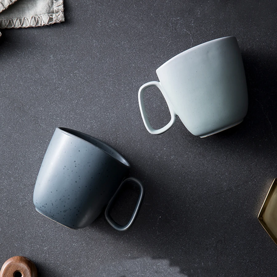 Большие керамические чашки кружка для кофе чашка чая фарфора эмалированные