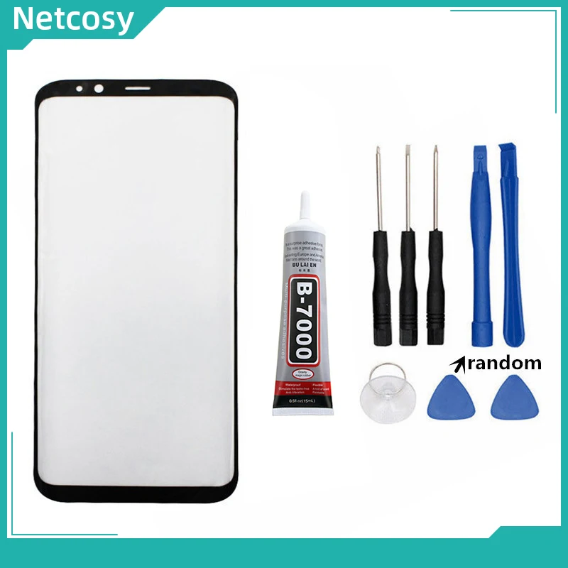 S8 S8 Plus S9 Note 8 Note 9 10 передняя внешняя стеклянная крышка для объектива для samsung Galaxy S10 S10 Plus ЖК-стекло и B-7000 15 мл клей и инструменты