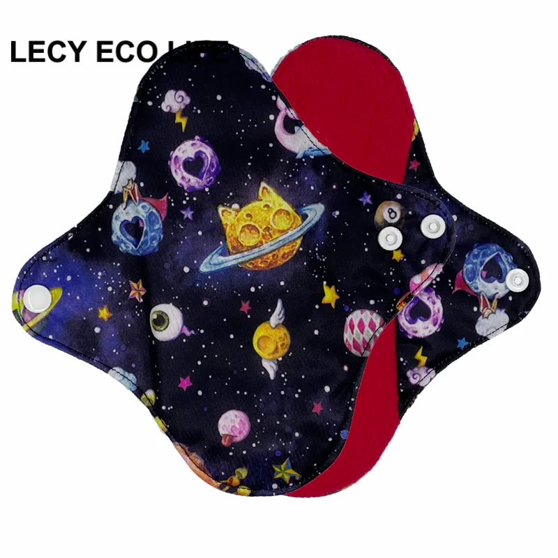 1 шт. многоразовые красного цвета из микрофлиса внутренней прокладки мягкий и