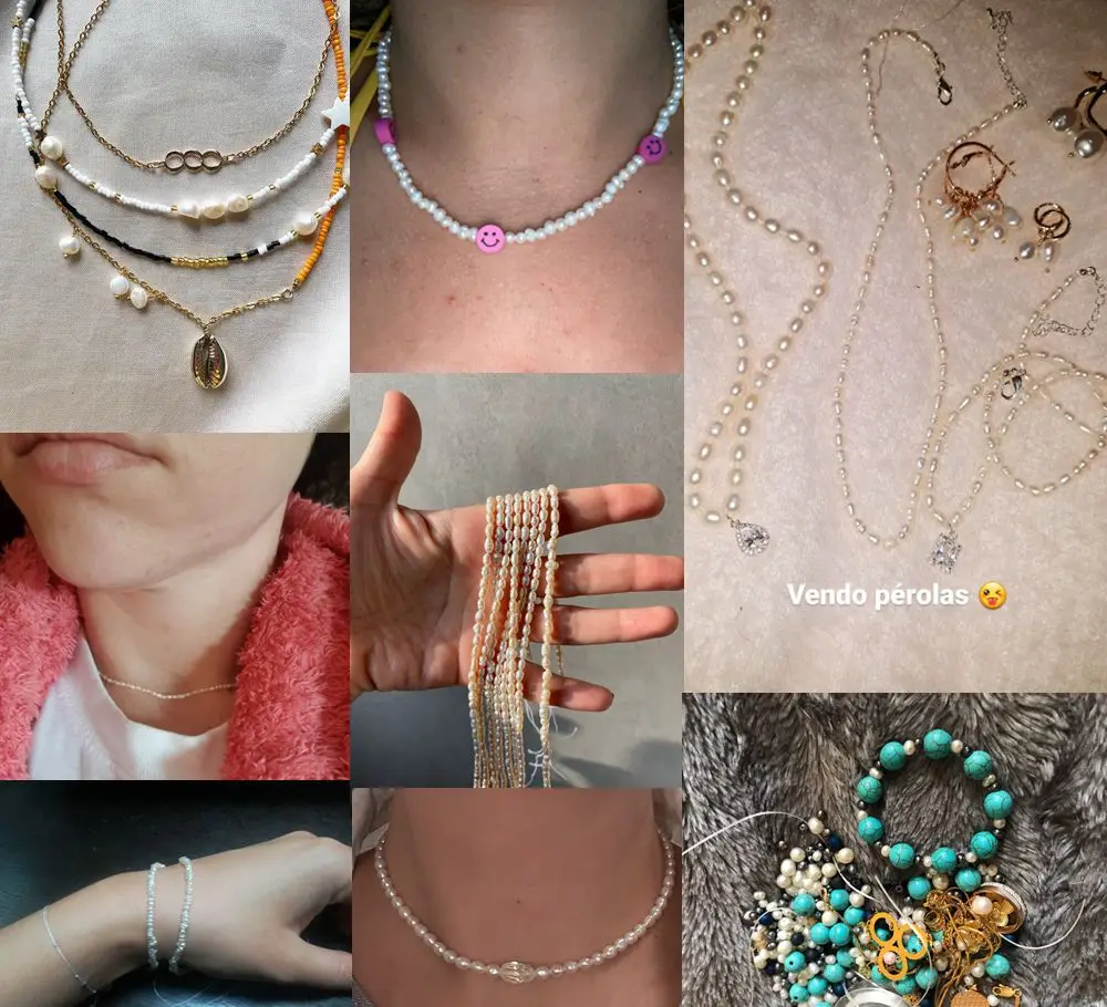 Бусины из натурального жемчуга 2-4 мм белые бусины 100% пресноводного браслет для