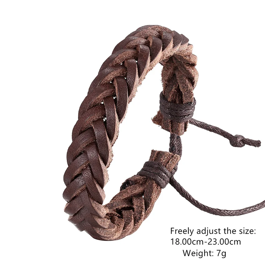 2019 100% ручной работы модные ювелирные изделия кожаный браслет Повседневная