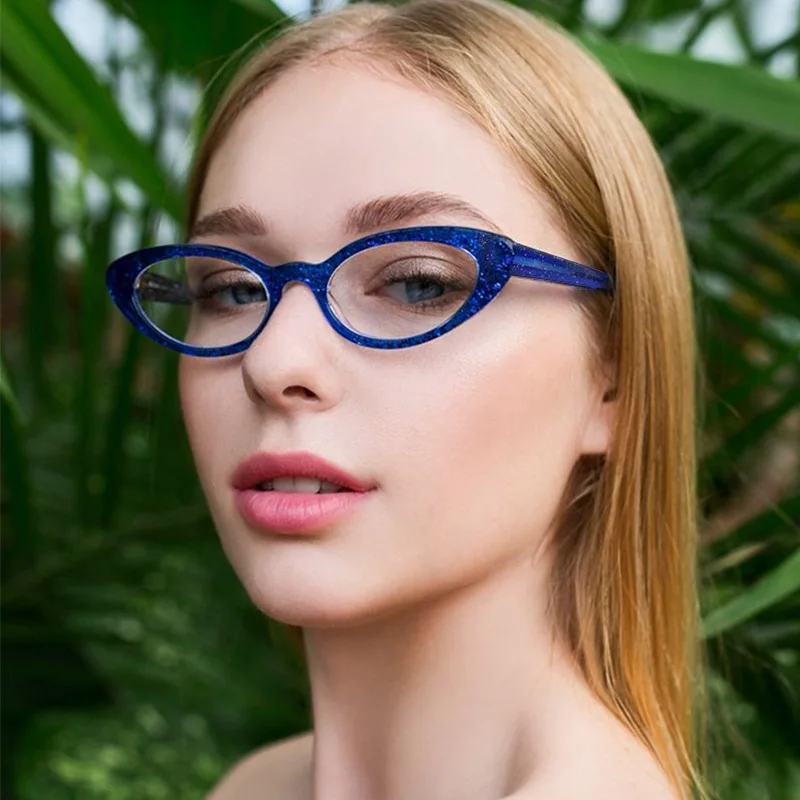 Очки для чтения мужчин и женщин аксессуар кошачий глаз с защитой от сисветильник