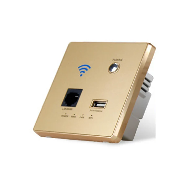gold Домашний экономичный 86 Тип настенный wifi маршрутизатор реле с usb зарядкой отель AP Панель розетка - Цвет: gold