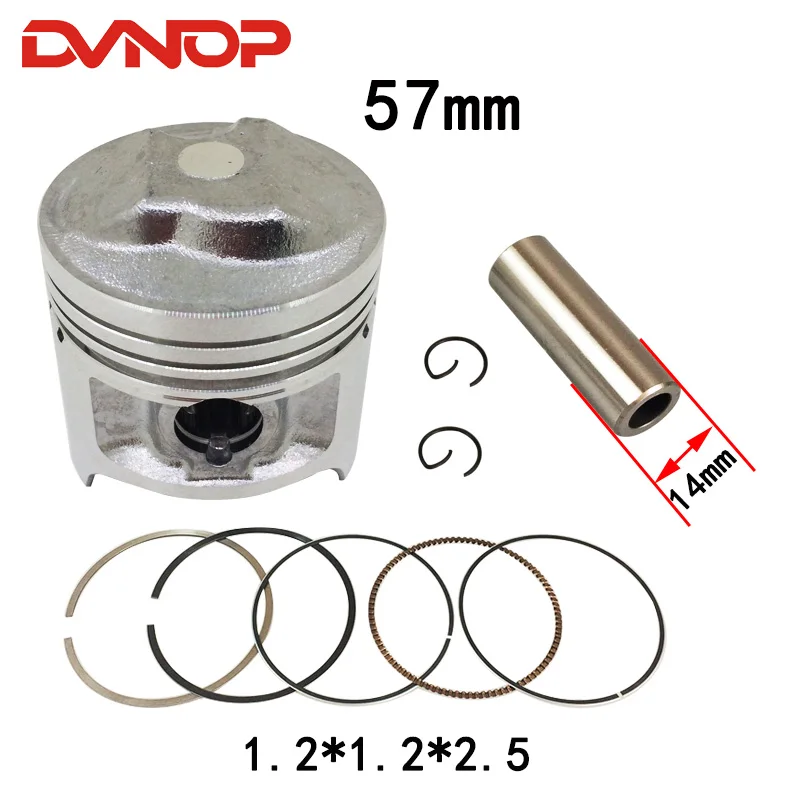 

Motorcycle Piston Ring Gasket Kit for SUZUKI MARAUDER 125 GZ125 GN125 DR125 GS125 125cc STD 57mm