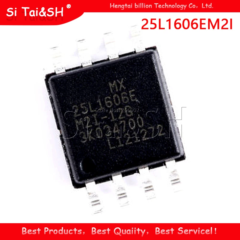10 шт./лот MX25L1606EM2I-12G 25L1606EM2I-12G MX25L1606EM2I MX25L1606E MX25L1606 25L1606E SOP-8 новый оригинальный |