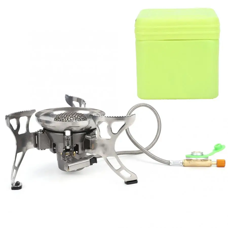 Портативный газовая плита складной BRS 15 Кемпинг печи горелки с ящик для хранения