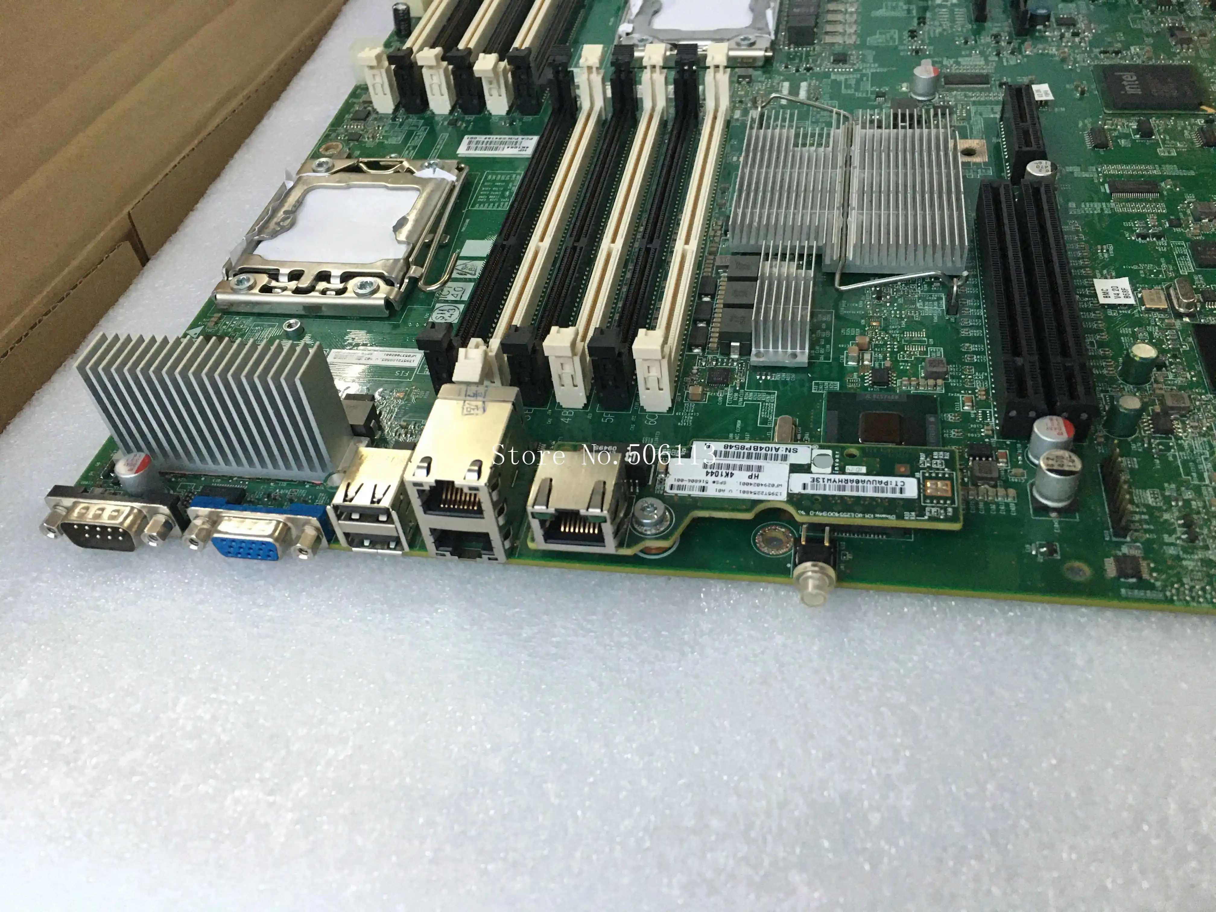 100% рабочая для HP DL180 G6 Серверная материнская плата 608865 001 594192 507255 аккумулятор