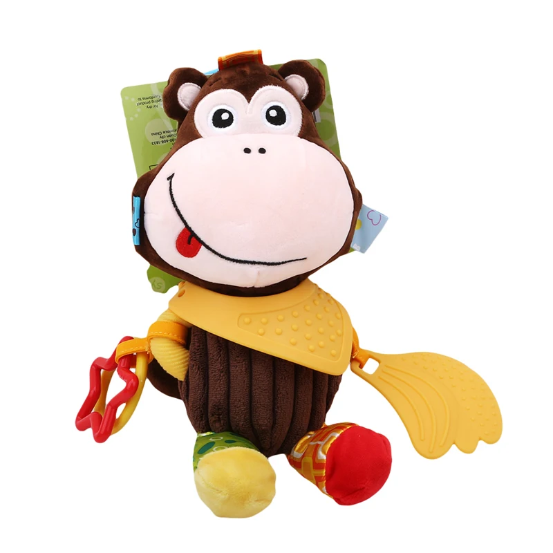 6 Styles Baby Toys Rattles Doll Plush Animal Hand Bells Newbron monkey/lion/Owl | Игрушки и хобби