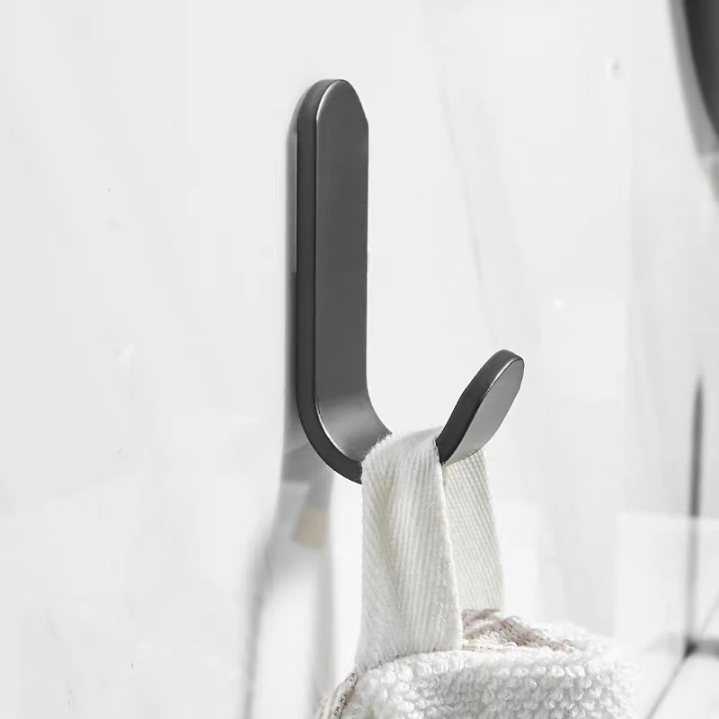 Декоративный крючок в скандинавском стиле черного/белого цвета из алюминия без