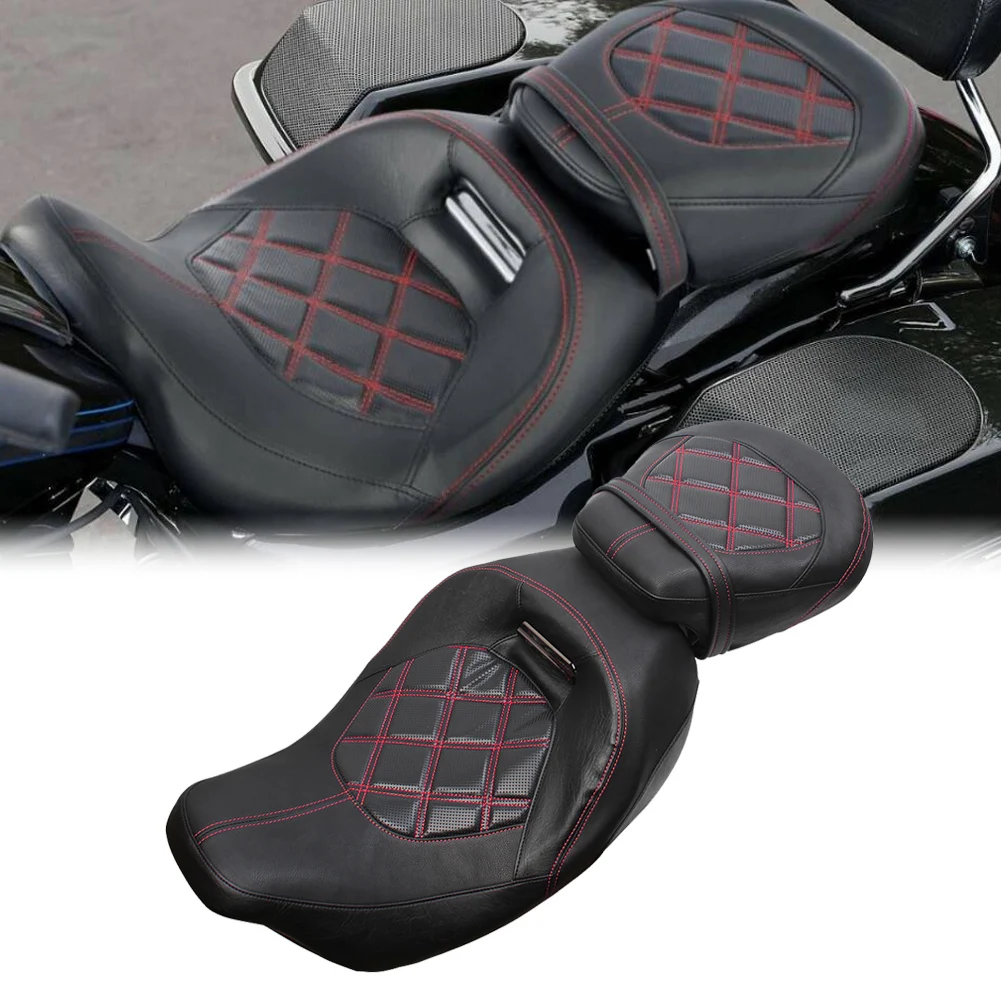 Переднее и заднее сиденье для мотоцикла Harley Touring CVO Street Glide Road King Special Classic 2009 2020| |