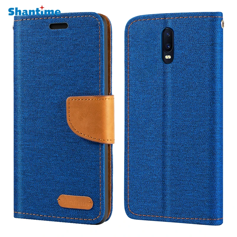 

Oxford Leather Wallet Case For OPPO R17 With Soft TPU Back Cover Magnet Flip Case For OPPO R17