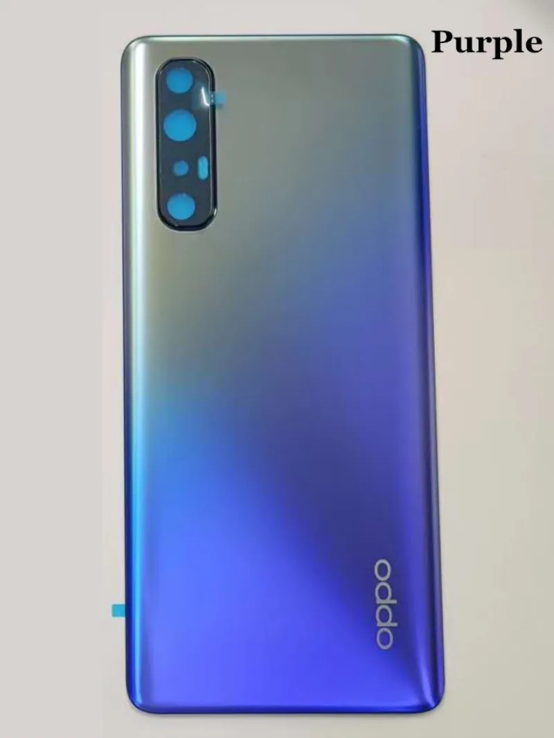 100 original back cover for oppo find x2 neo rear battery cover panel back housing door case with adhesive for oppo find x2 neo free global shipping