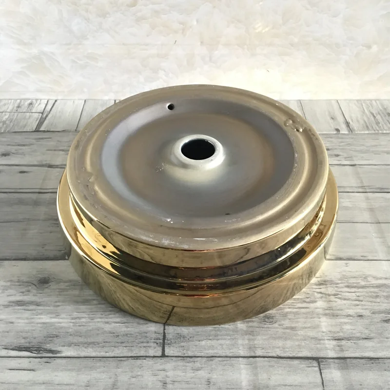 

bathroom accessori gold-plated above counter basin wash bathroom wash basin single hole basin oval gold pattern wash basin