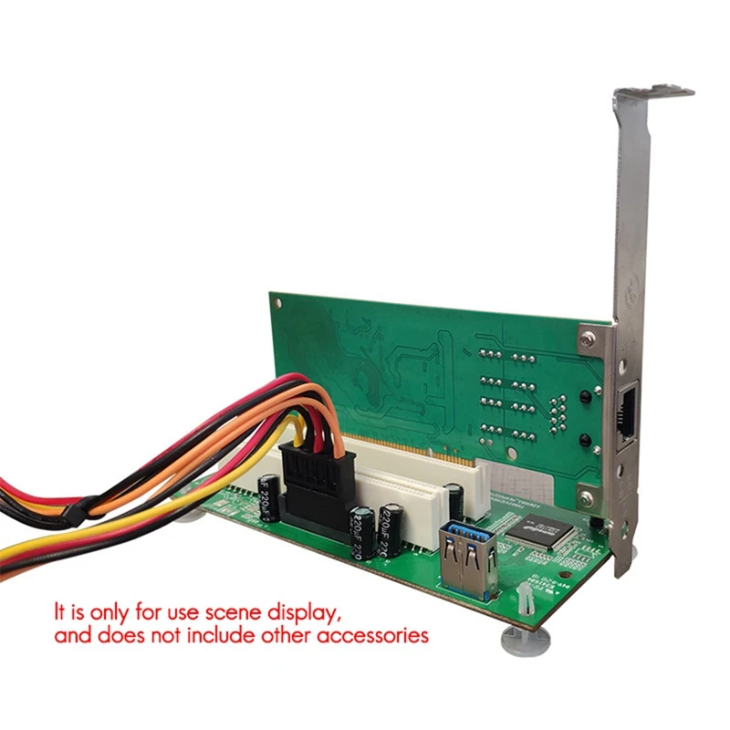 Pcie к двойному Pci слоту Расширенная карта Поддержка звуковой карты захвата