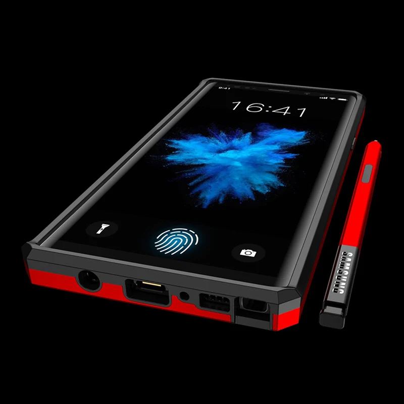 Чехол для samsung Galaxy Note 10, 9, 8, S9, S8 Plus, PC, TPU, защитный чехол с подставкой, Жесткая прочная ударопрочная задняя крышка для samsung A50S, A20S, A10S, Coque