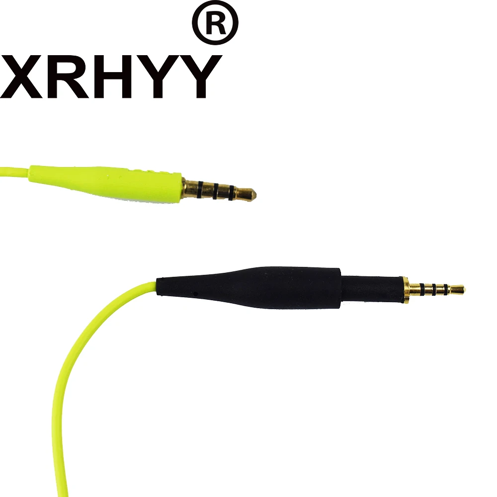 XRHYY зеленый сменный кабель аудио шнур с микрофоном и объемом для AKG K430 K450 K451 K452 Q460 K480 K490 K495 наушники