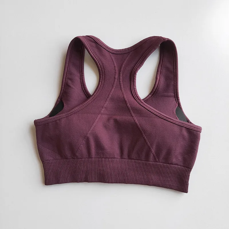Женский бюстгальтер для йоги активного отдыха фитнеса ударопрочный пуш-ап с