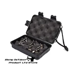 6X широких зазубренных наконечника 100 125 точка зерна советы в комплект входят 3 лезвия + 1X чехол Защита широких зазубренных наконечника коробка стрельба из лука лук на открытом воздухе Охота, зверь Бесплатная доставка