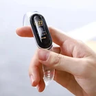 Браслет для xiaomi Mi Band 6 5 4, сменный ремешок для часов с прозрачными кристаллами, браслет для смарт-часов correa miband 3456