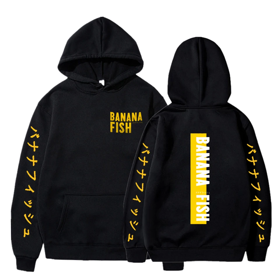 

2020 Banana Fish Anime Hoodie Men/Women Fashion Harajuku Banana Fish Hoodies Sweatshirt Pullover Streetwear Banana Fish Hoodie