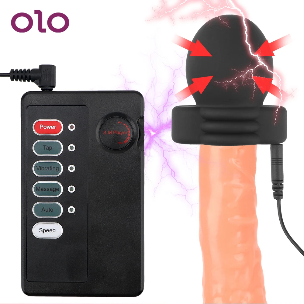 Тренажер OLO Glans для мужской мастурбации электрический стимулятор терапия с