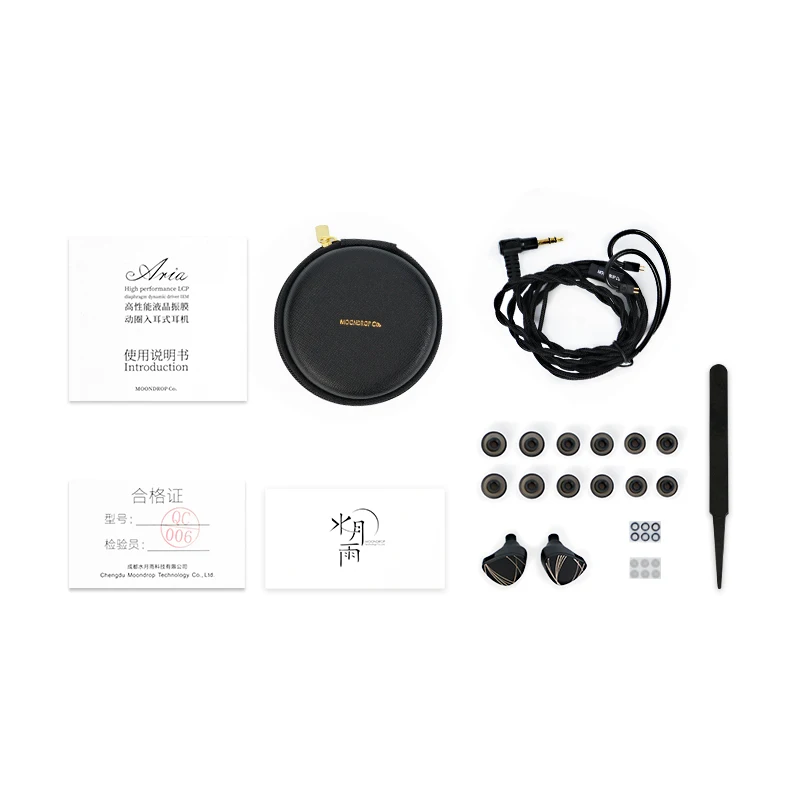 Наушники MoonDrop Aria 2021 высокопроизводительные динамические наушники-вкладыши LCP с