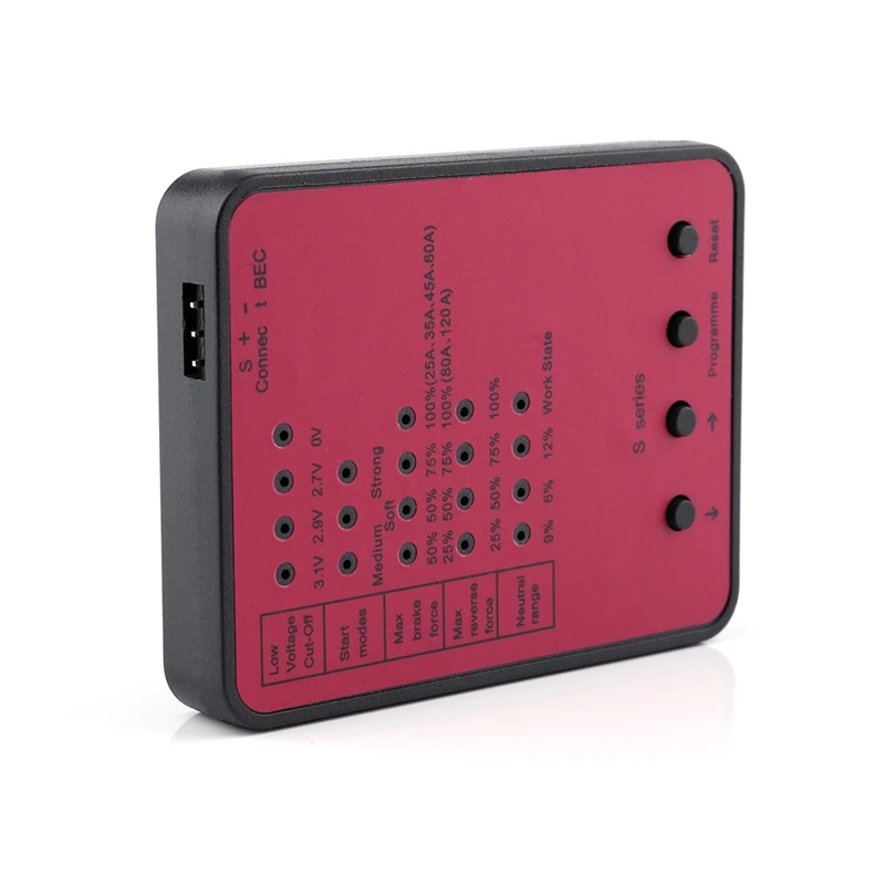 RISE-Programming Card для 45A/120A Rc автомобиля Esc Бесщеточный электронный регулятор скорости |