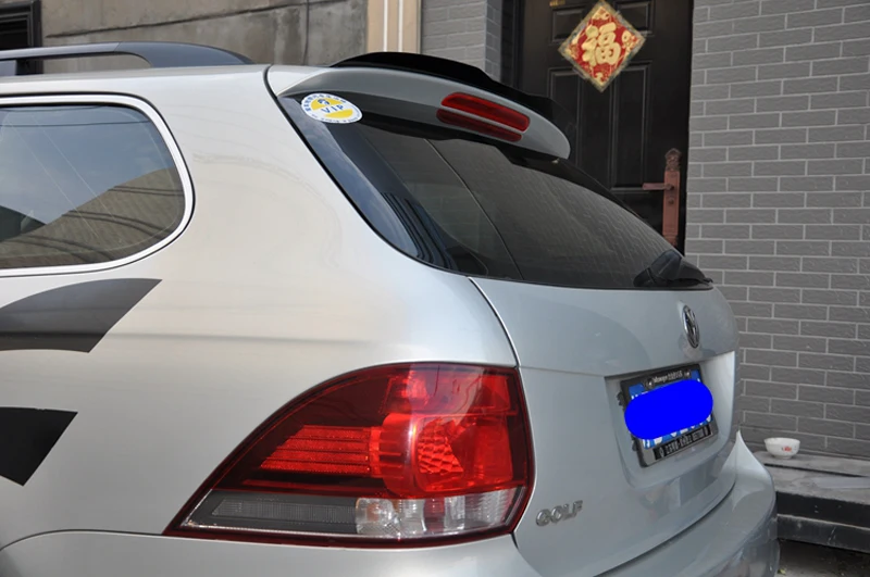 Для Volkswagen VW Golf 6 MK6 спойлер вагона 2010 2013 Модель светильник высокого качества ABS