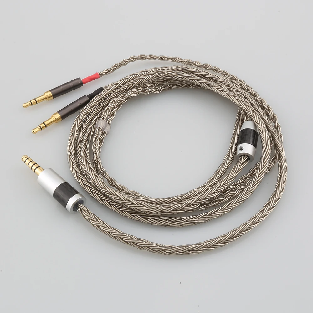 4 pin Xlr 4.4 2.5mm16 Cores Headphone Earphone Cable For 3.5 Hifiman Ananda sundara HE1000se HE6se he400 Z7M2