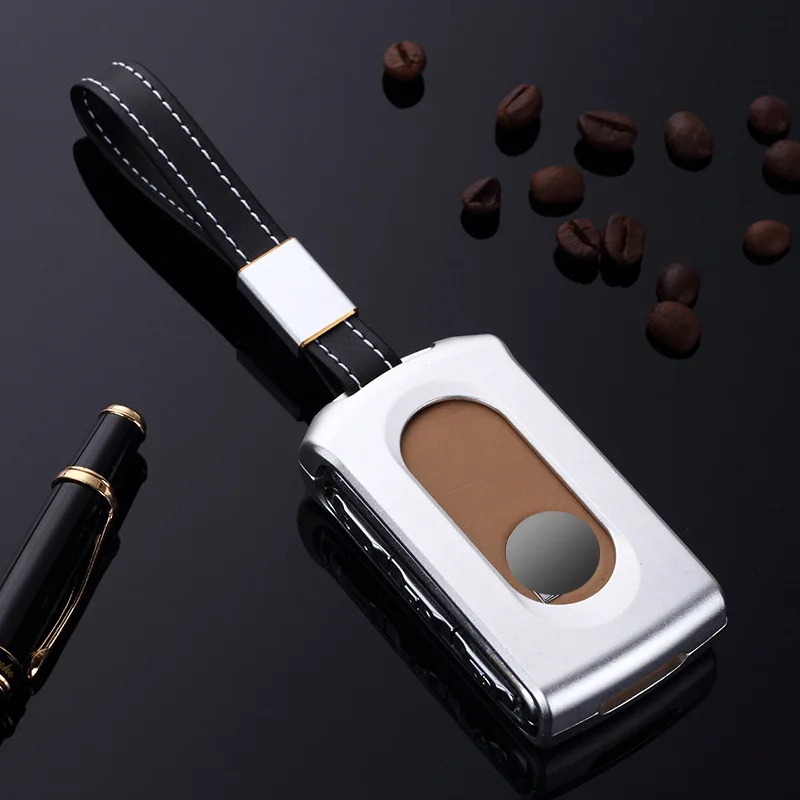 Автомобиль из алюминиевого сплава ключ держатель чехол для брелка с ключом в