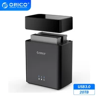 orico ds series 2 bay magnetic type 3 5 inch usb3 0 hard drive enclosure 20tb max support uasp 12v4a power 5gbps hdd enclosure