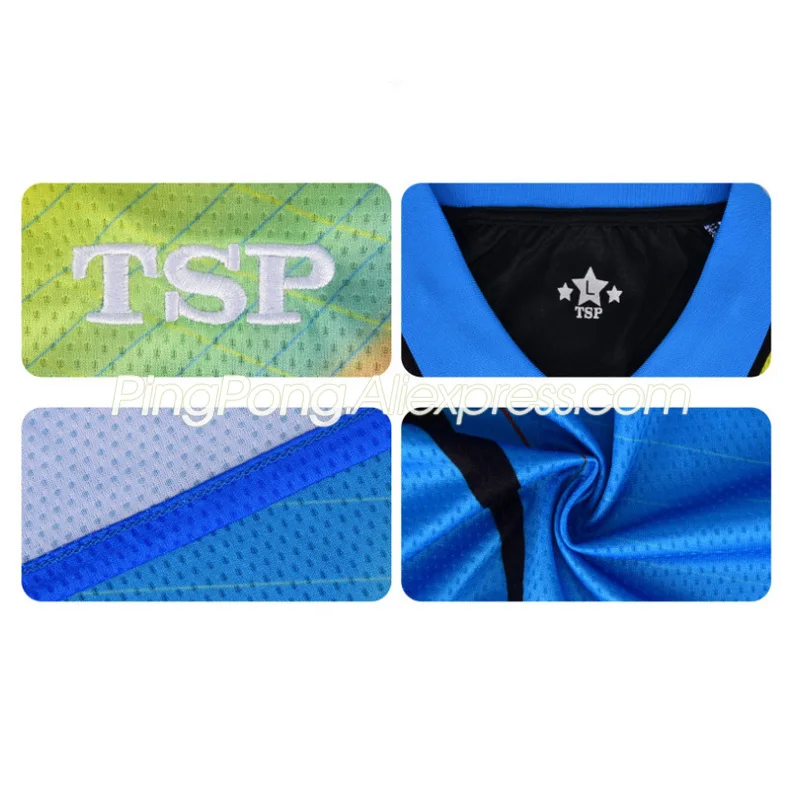 Футболка TSP для настольного тенниса/футболки мужчин/женщин одежда бадминтона