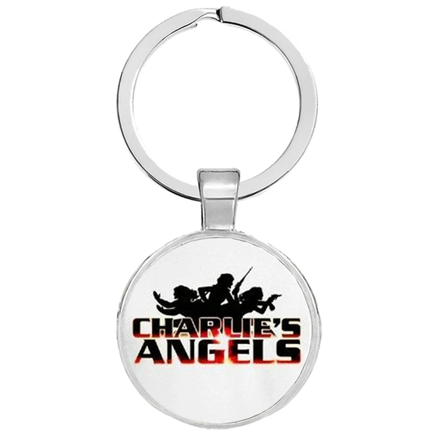 Брелоки для ключей с изображением &quotCharlie Angels&quot &quotI BELIEVE IN ANGELS&quot женщин и мужчин
