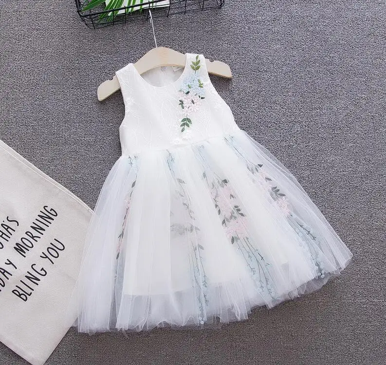 Летнее платье для девочек детские модные свадебные вечерние платья одежда детей