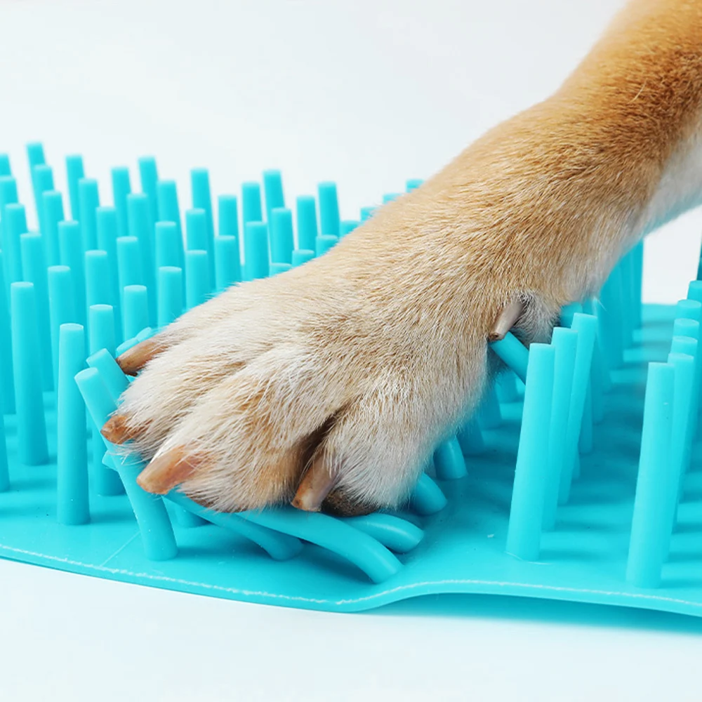 New Pet Cats Dogs Foot Clean Cup for Cleaning Tool Soft Plastic Washing Brush Paw Washer Dog Accessories | Дом и сад