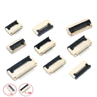 10 шт. 0,5 мм1 мм Шаг под раскладушку сокет FPC FFC плоский кабель СОЕДИНИТЕЛЬ 4P 5P 6P 8P 10P 12P 14P 16P 20P 22P 24P 30P 34P