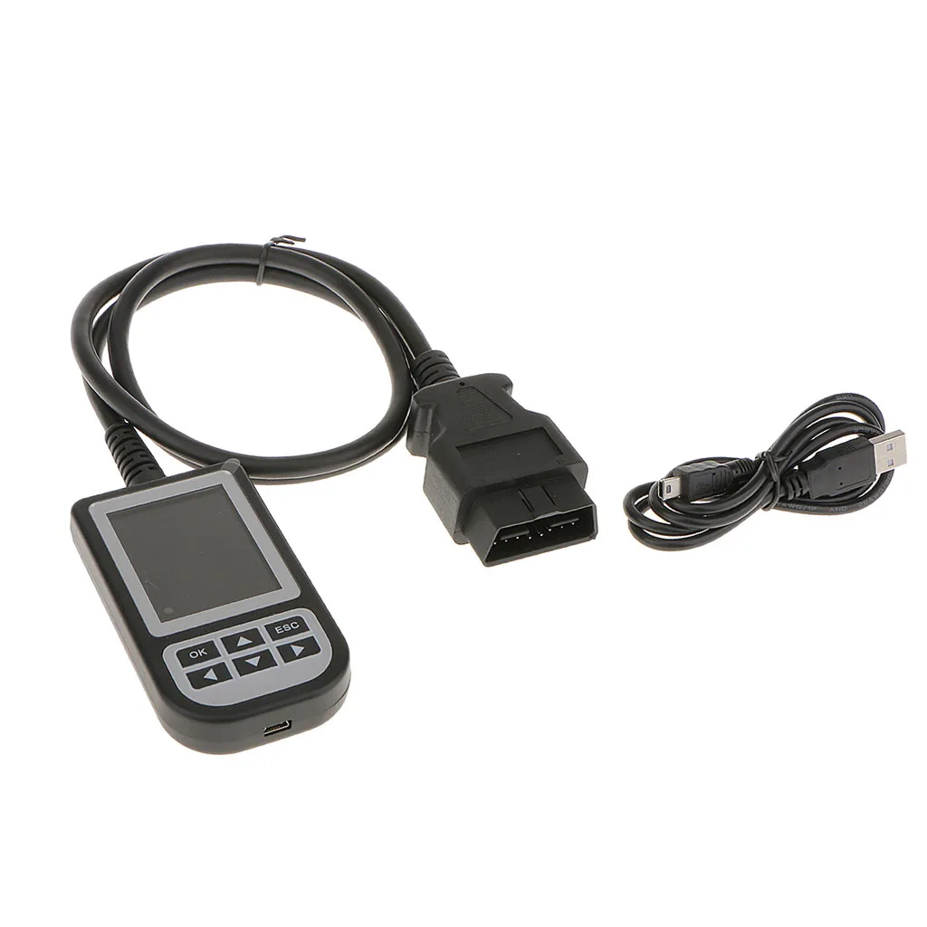 C110 OBD2 EOBD сканер ABS SRS диагностический считыватель кодов ошибок для