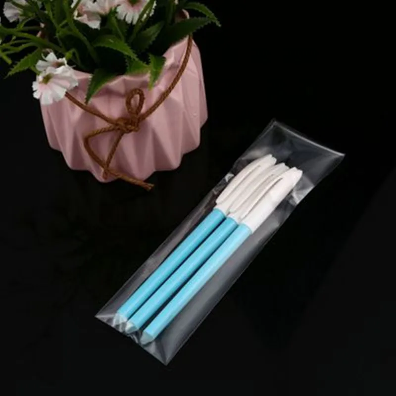 100 шт. прозрачные самоклеящиеся пластиковые пакеты для упаковки