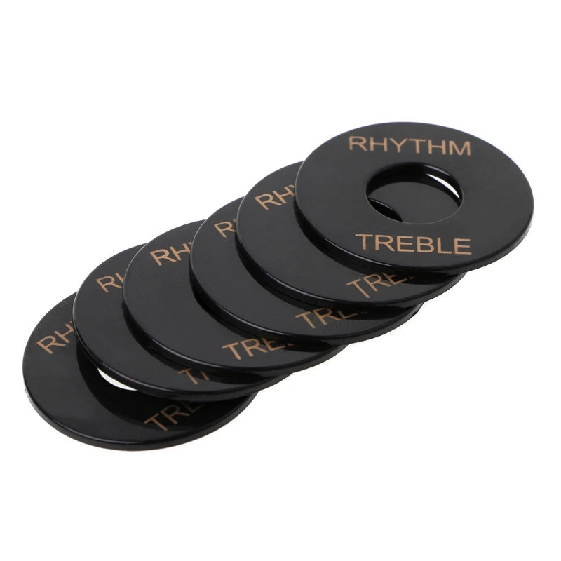 6 шт Гитара тумблер пластина ритм ВЧ шайба кольцо для Электрогитары|rhythm treble|for