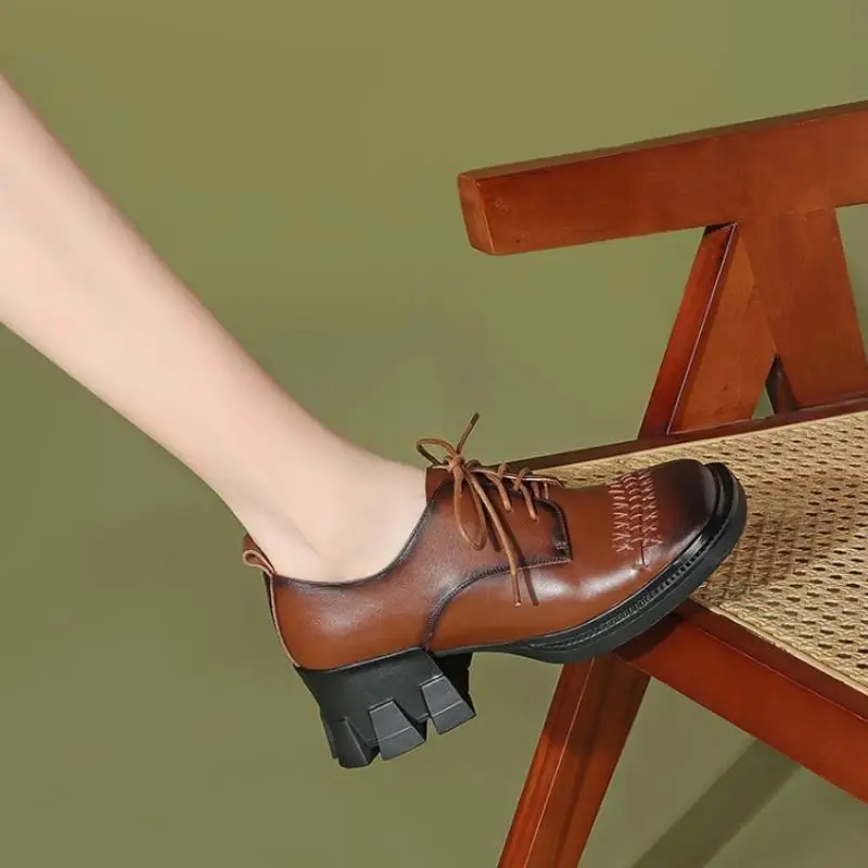 

ZALAVOR New Women Shoes Mix Color Cow Leather High Quality Pumps Women Fashion Cool Party Shoes Women Footwear Size 34-39