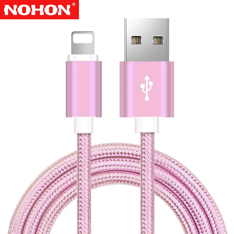 1m 2m 3M USB кабель зарядный для передачи данных iPhone X XR XS 11 12Pro Max 6S 6 7 8 Plus SE 5S iPad mini 2 3 Air