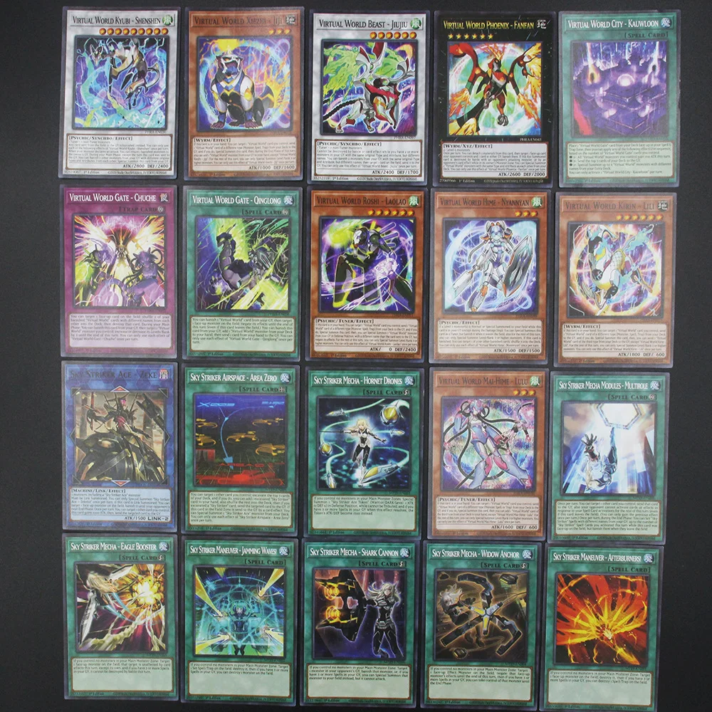 Новинка набор из 100 шт. Yugioh с коробкой карточка для игры Боевая Волшебная Ловушка