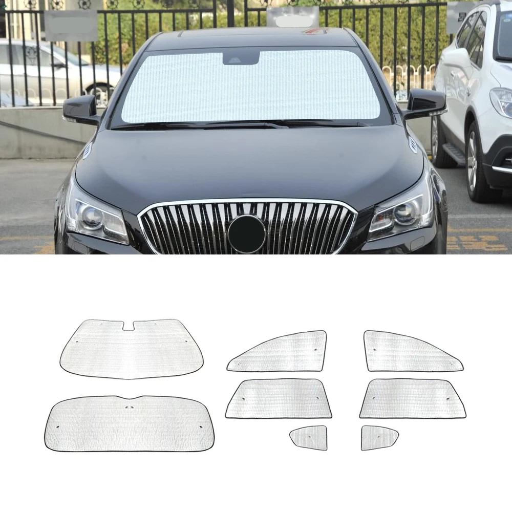 

For Buick LaCrosse 2010-2015 Car Windshield Sunshade UV Shield Block Cover One Set for Front Side Window Interior Accessories