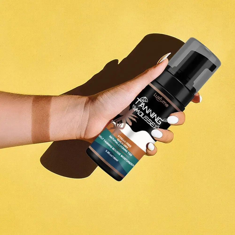 Коричневый мусс долговечный без загара самозагар органический натуральный