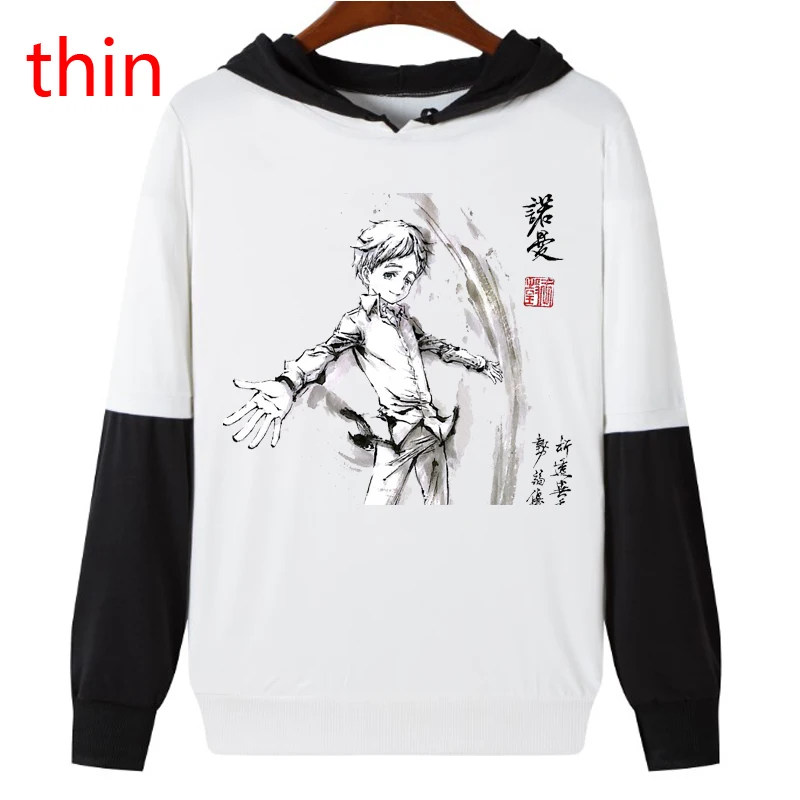 

Толстовка с капюшоном и принтом из мультфильма «обещание Невеста»