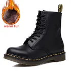 Брендовые мужские ботинки Dr Martin, модные кожаные ботинки, женские ботильоны Doc Martin, повседневная обувь унисекс с куницей, botas martens 2021