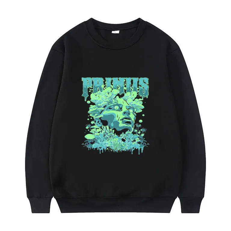 

Primus Band Print Sweatshirt New Men Women Hip Hop Punk Trend Pullover Mens O-collar Sweatshirts Unisex Loose EU Size Streetwear