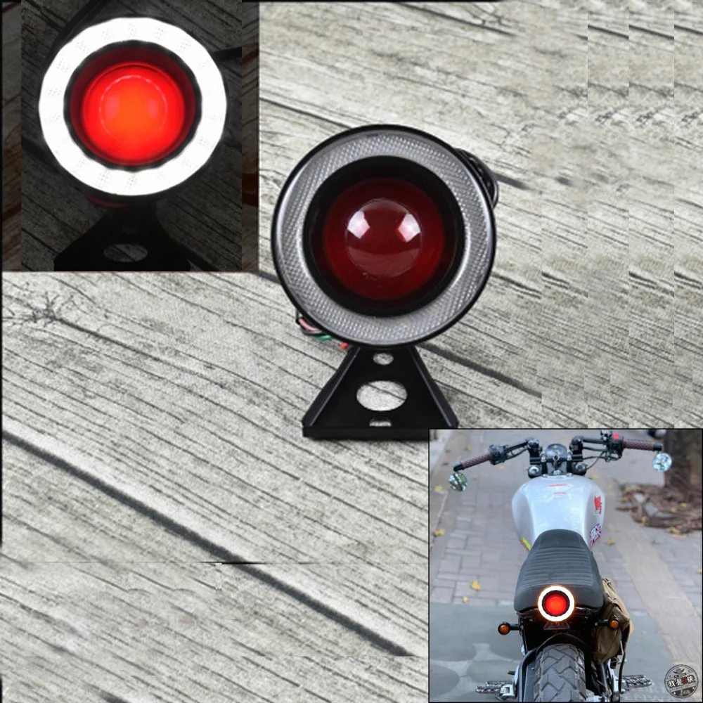 Задний стоп-сигнал для мотоцикла Универсальный светодиодный ретро-фонарь Suzuki GN