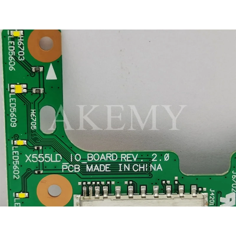 Новый оригинальный с кабелем для For Asus X555 X555L X555LD X555LD_IO USB аудио кард-ридер плата REV: