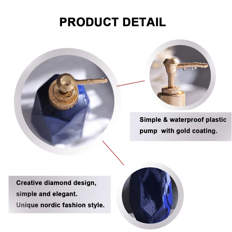 Диспенсер для мыла насос жидкого мыльный диспенсер посуды керамический дозатор